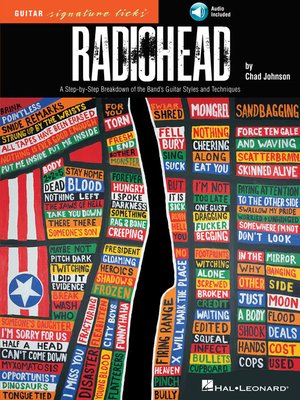 cover image of Radiohead--Guitar Signature Licks